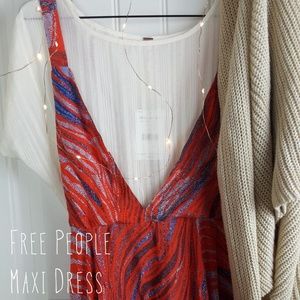 Free People A Thousand Kisses Maxi Dress in XS